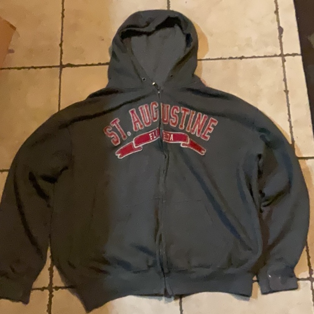 St. Augustine Women's Gray Hoodie Sweater